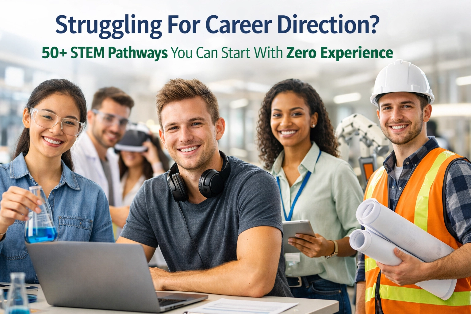 Struggling For Career Direction? 50+ STEM Pathways You Can Start With Zero Experience