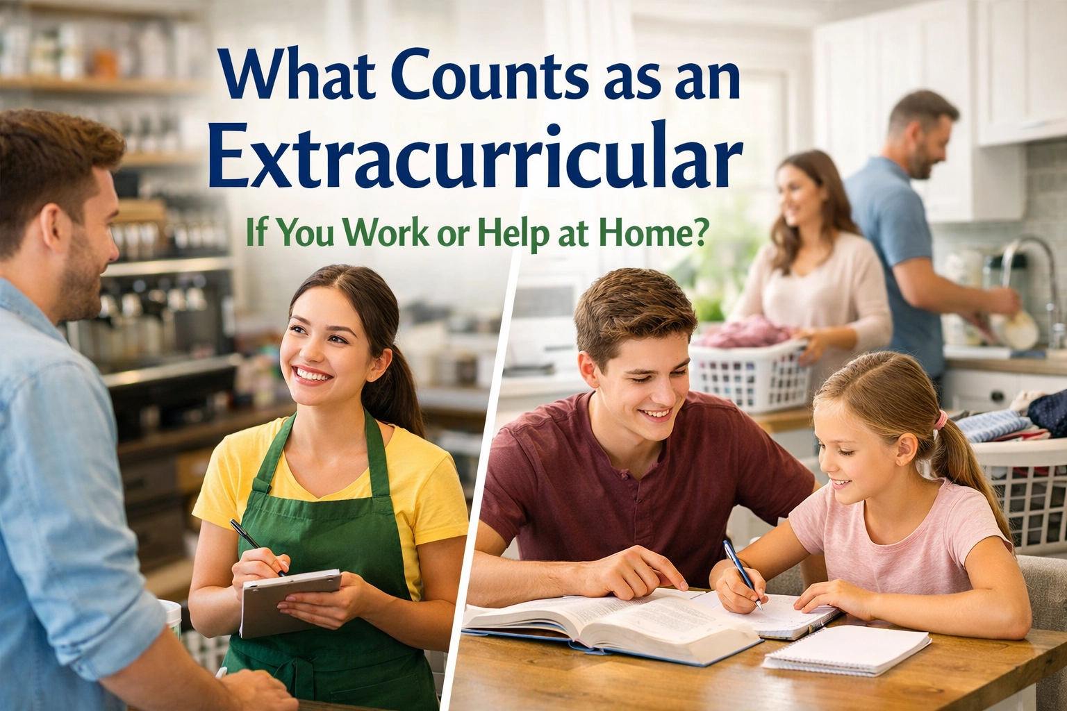 What Counts as an Extracurricular If You Work or Help at Home?