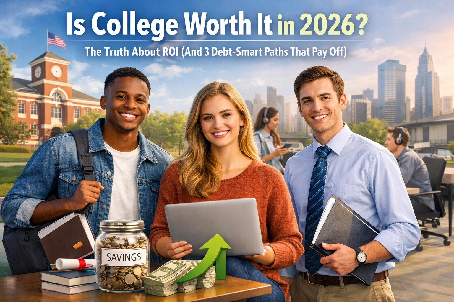 Is College Worth It in 2026? The Truth About ROI (And 3 Debt-Smart Paths That Pay Off)