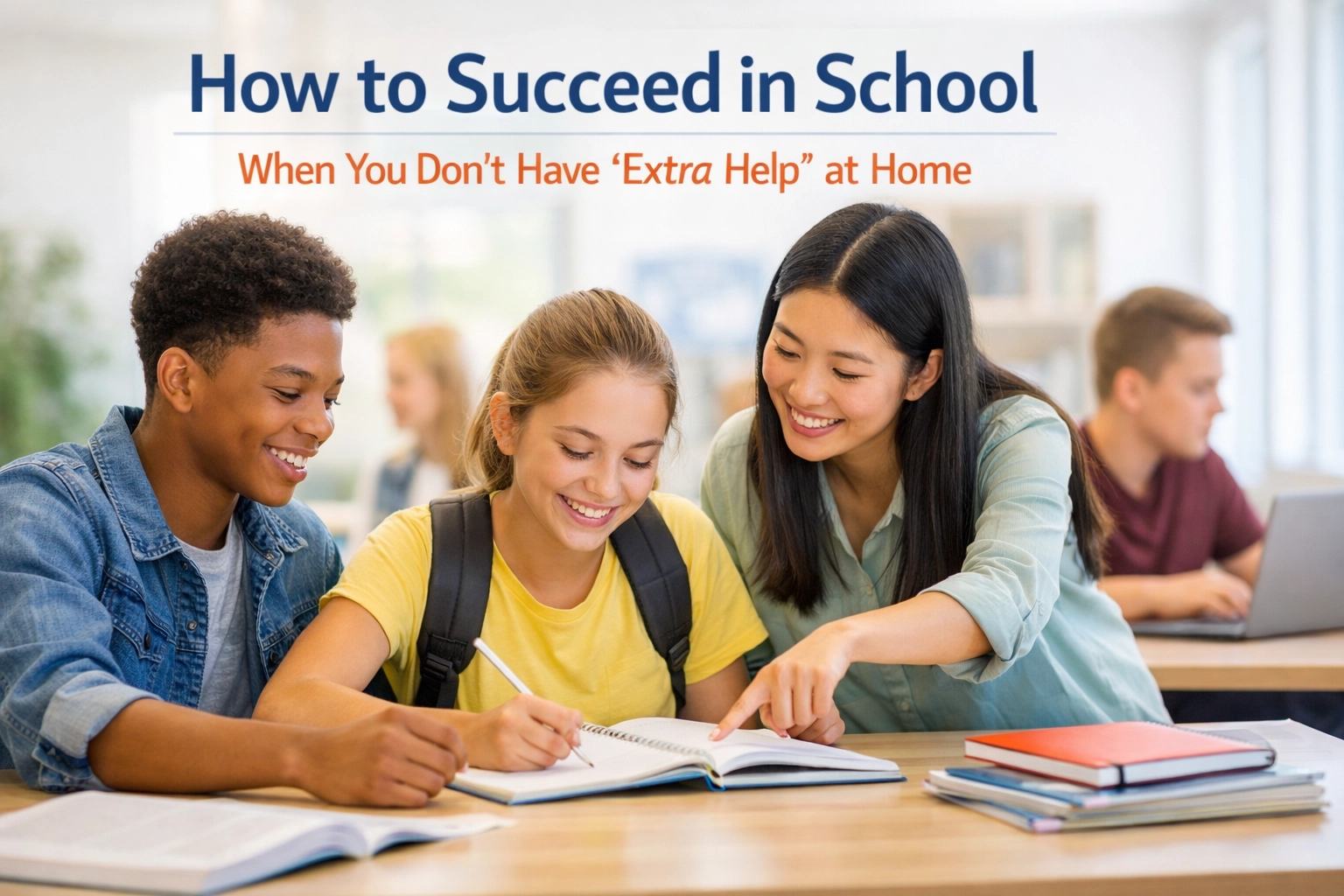 How to Succeed in School When You Don't Have "Extra Help" at Home