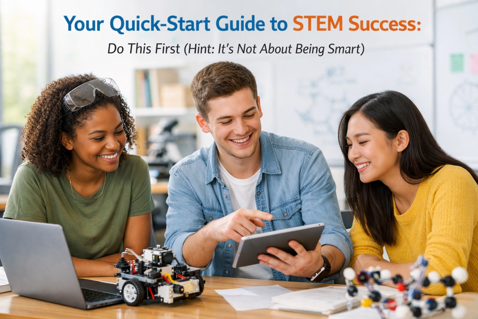 Your Quick-Start Guide to STEM Success: Do This First (Hint: It’s Not About Being Smart)