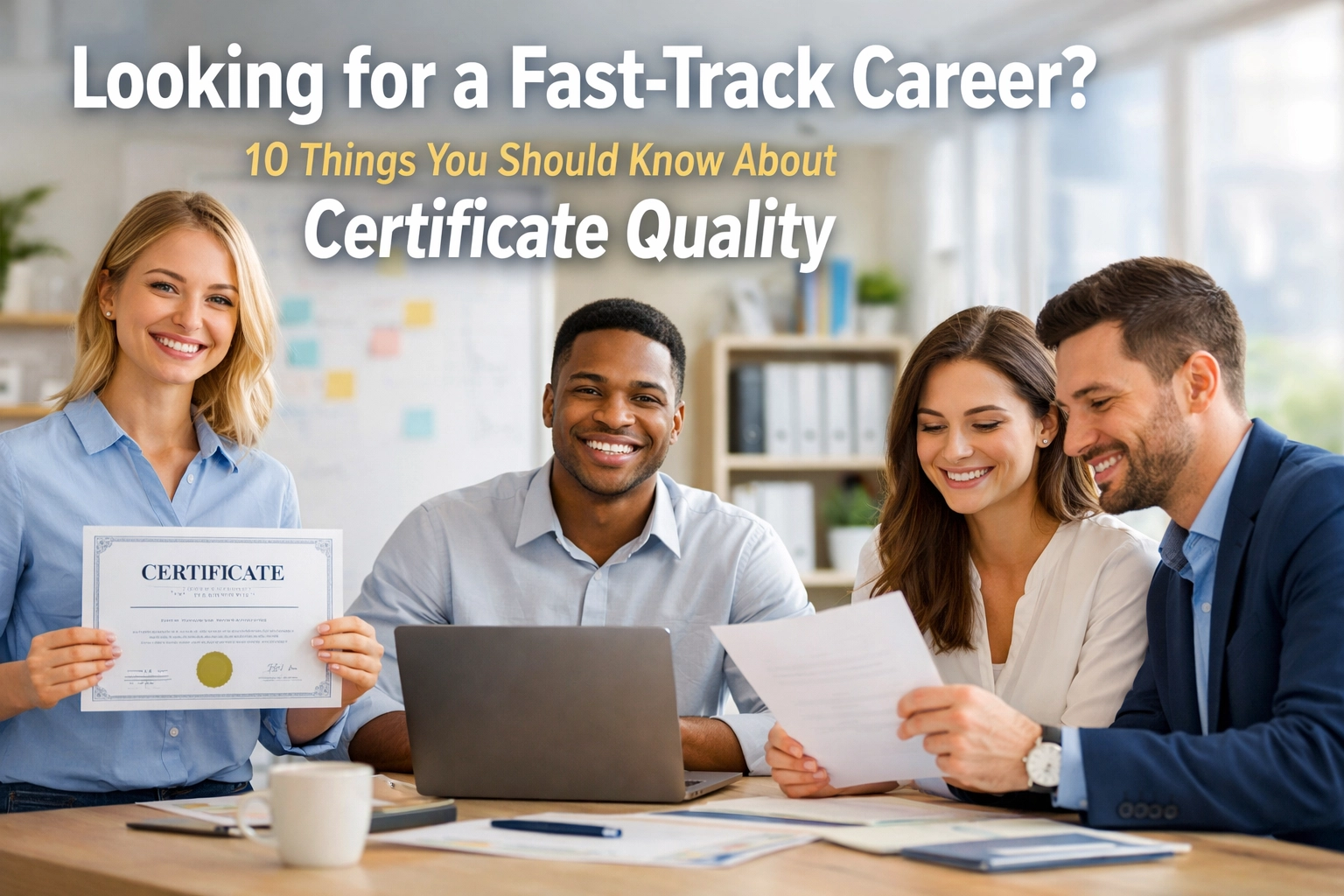 Looking for a Fast-Track Career? 10 Things You Should Know About Certificate Quality