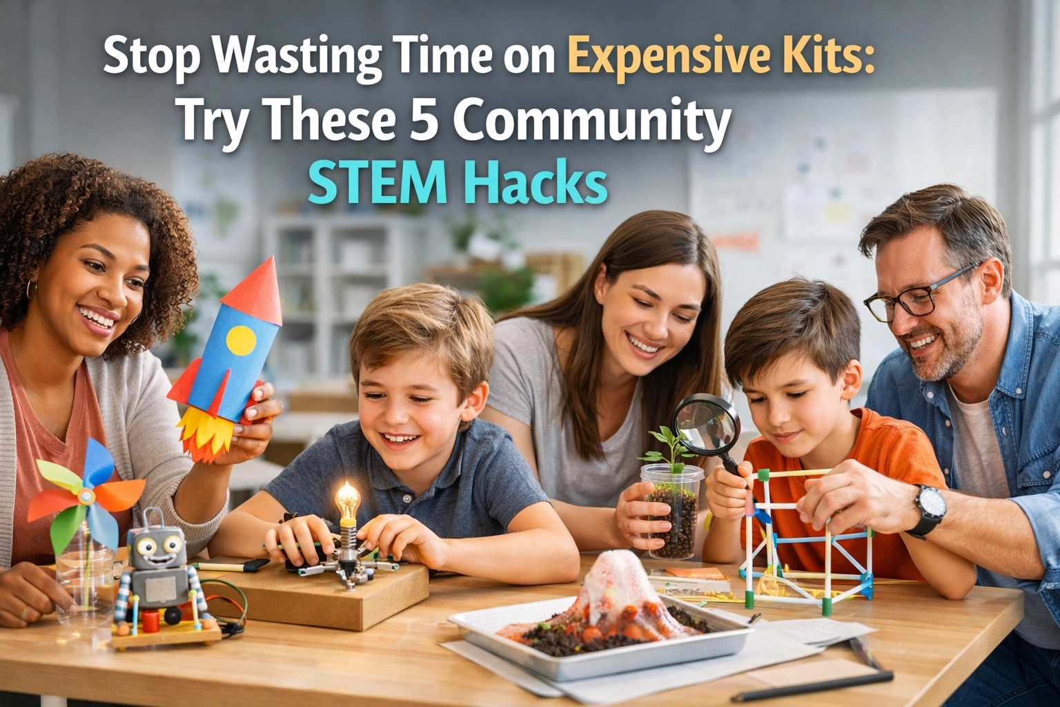 Stop Wasting Time on Expensive Kits: Try These 5 Community STEM Hacks