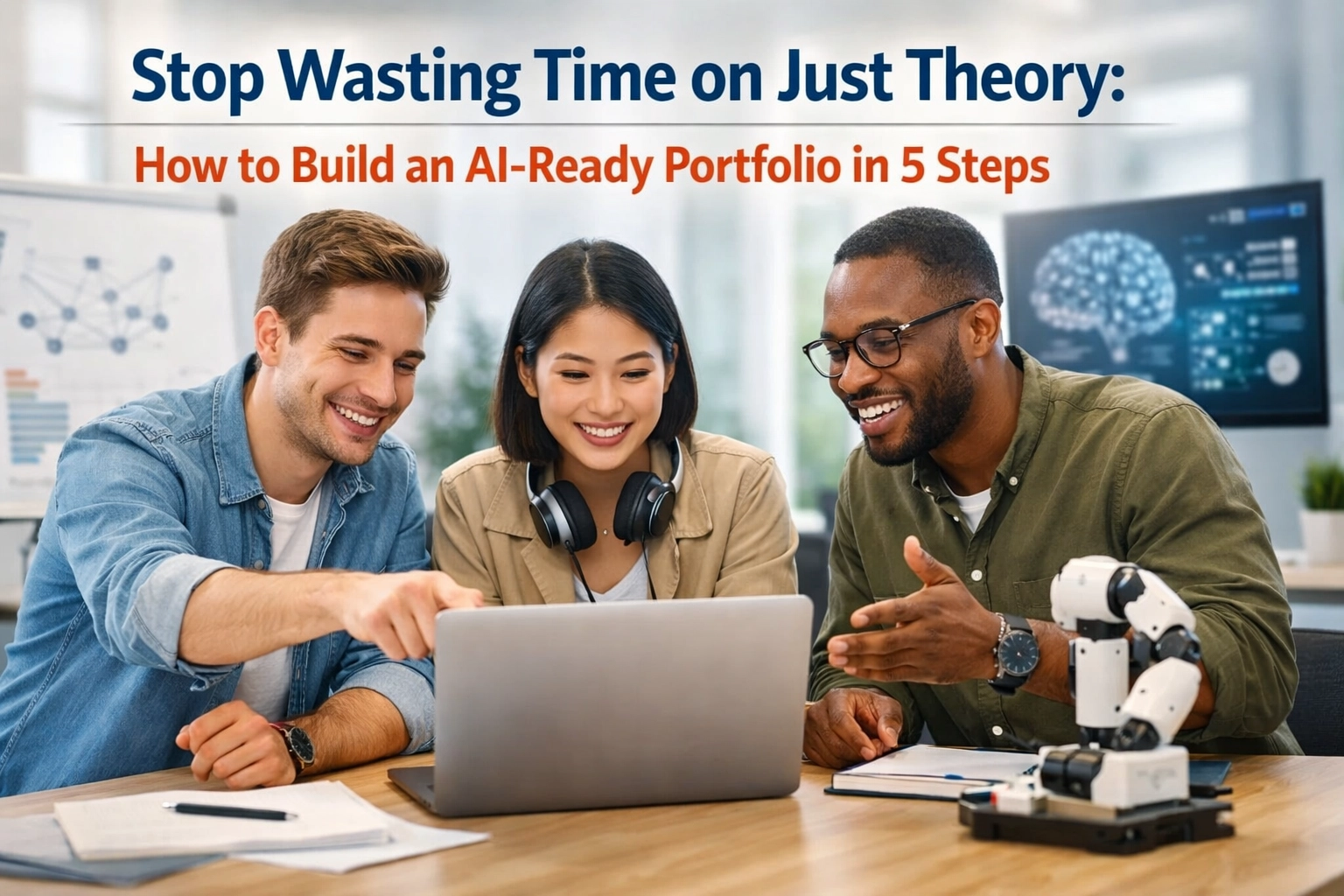 Stop Wasting Time on Just Theory: How to Build an AI-Ready Portfolio in 5 Steps