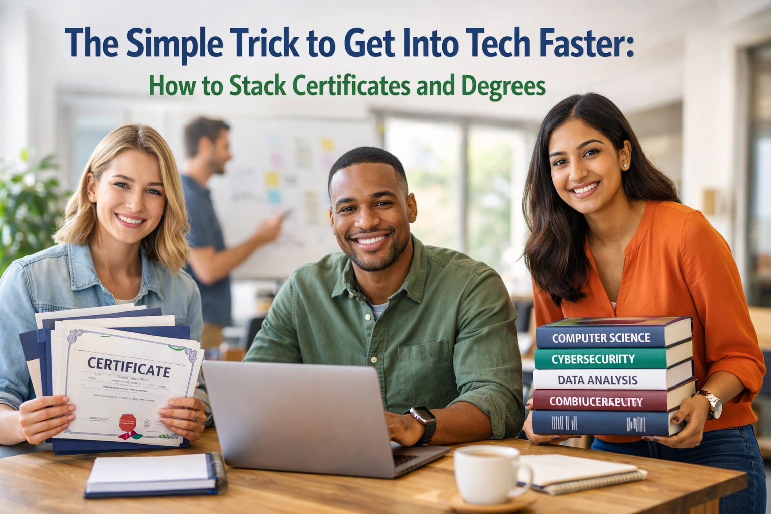 The Simple Trick to Get Into Tech Faster: How to Stack Certificates and Degrees