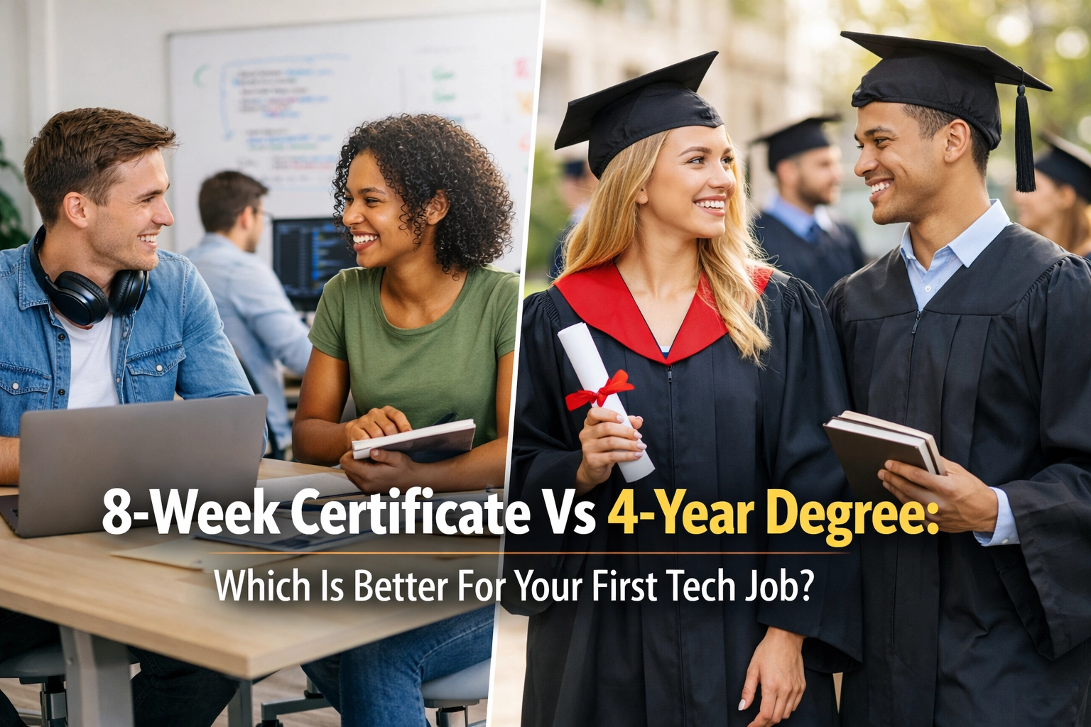 8-Week Certificate Vs 4-Year Degree: Which Is Better For Your First Tech Job?